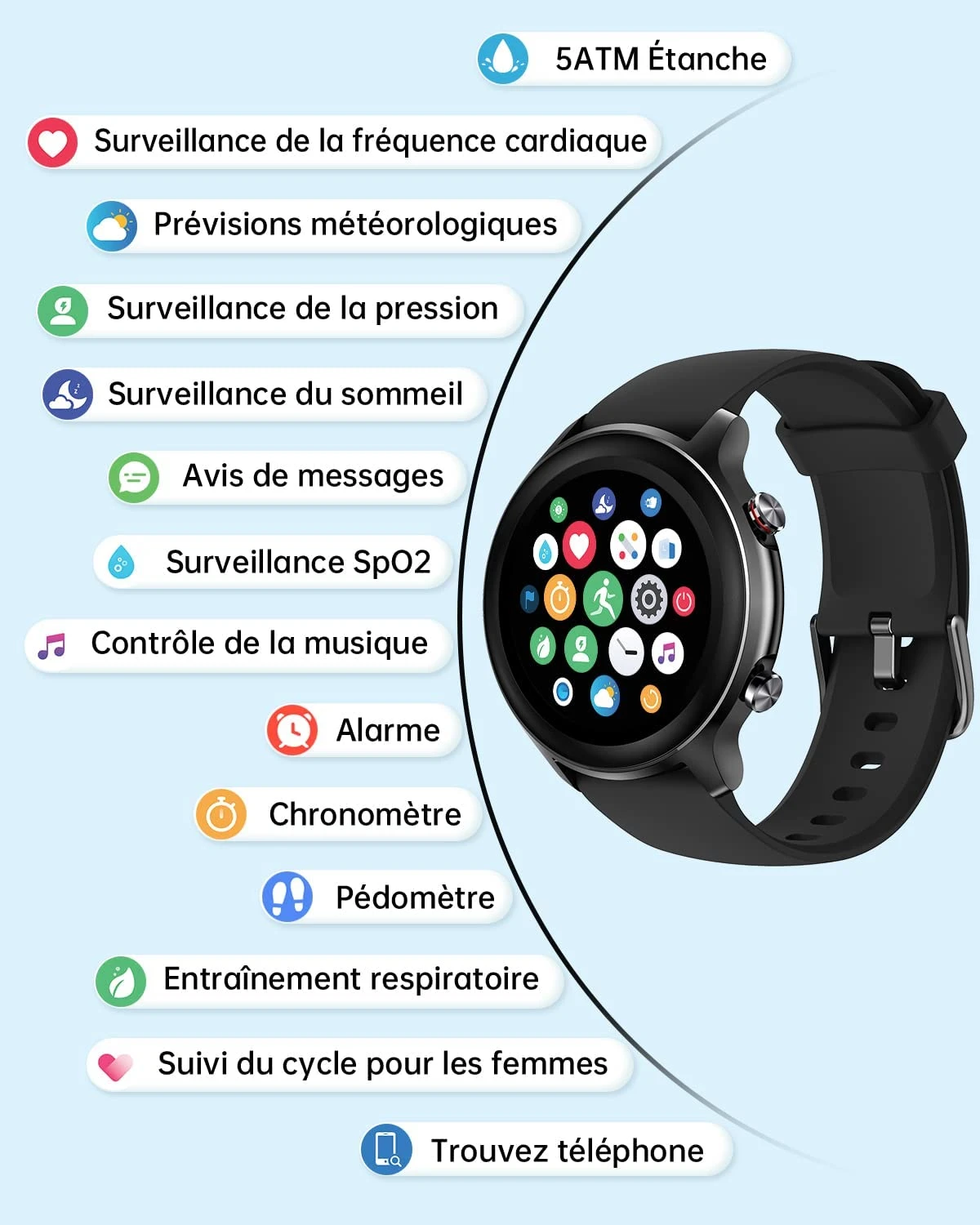 Montre Waterproof Ado 7 Montre Waterproof Ado – Image 5