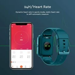 Montre Digitale Ado -Monde Electronique Montre intelligente FitPolo Adolescents suivi du rythme cardiaque