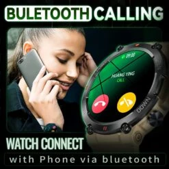 Montre Intelligente Adolescent Vert Kaki -Monde Electronique Montre intelligente adolescent Vert Kaki appels bluetooth