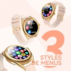Montre Connectée Femme Fitness -Monde Electronique Montre intelligente femme fitness styles