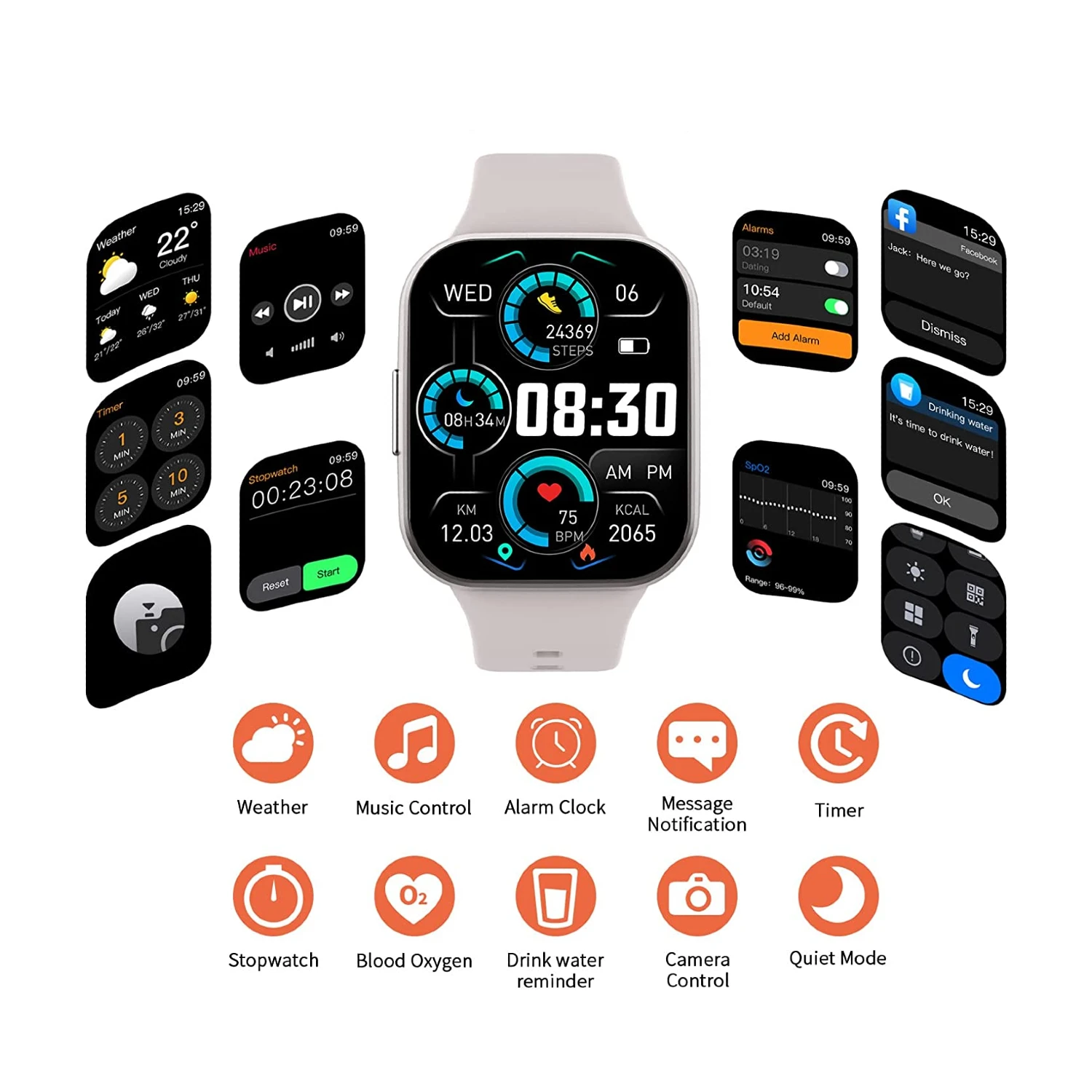 Montre Intelligente Pour Ados 6 Montre Intelligente Pour Ados – Image 4