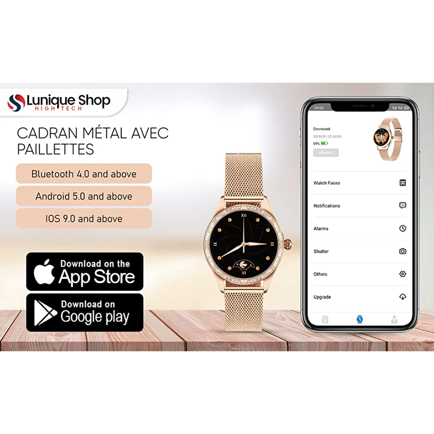 Montre Connectée Aiguille Femme 10 Montre Connectée Aiguille Femme – Image 8