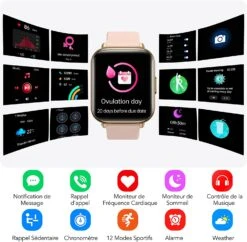 Montre Sport Femme Cardio 13 Montre Sport Femme Cardio -Monde Electronique Montre sport Femme Cardio application