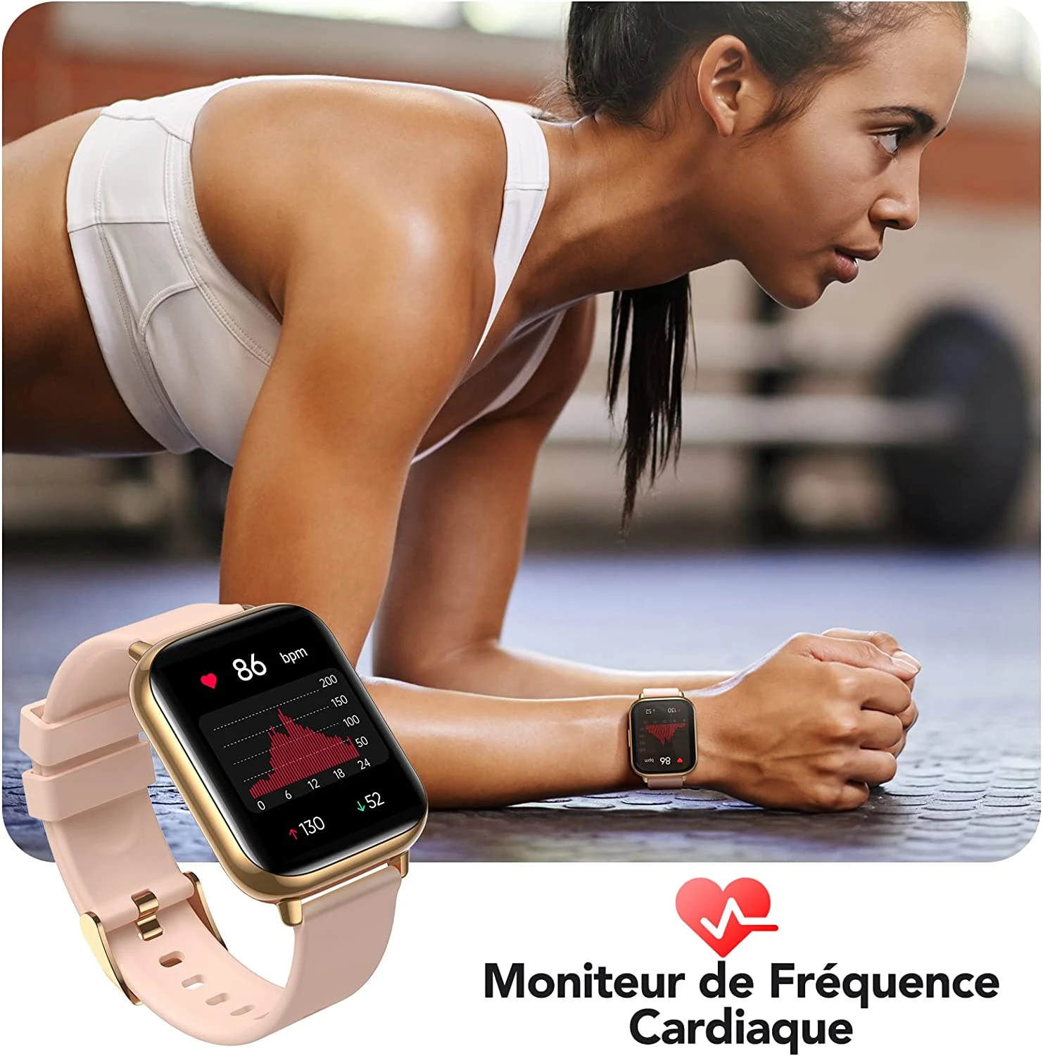 Montre Sport Femme Cardio 4 Montre Sport Femme Cardio – Image 2