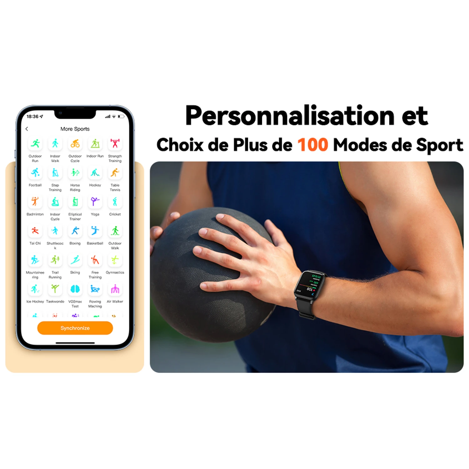 Montre Connectée Activité Physique 10 Montre Connectée Activité Physique – Image 8