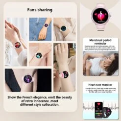 Montre Sport Femme Android Et IOS -Monde Electronique Montre sport femme Android et iOS menstruations