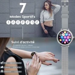 Naixues Smart Watch Sport Femmes -Monde Electronique Naixues Montre connectee Femmes 7 modes sportifs