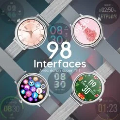 Naixues Smart Watch Sport Femmes -Monde Electronique Naixues Montre connectee Femmes 98 interfaces