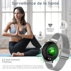 Naixues Smart Watch Sport Femmes -Monde Electronique Naixues Montre connectee Femmes Yoga