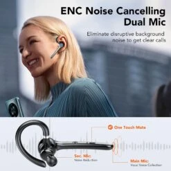 Oreillette Bluetooth Haute Qualité -Monde Electronique Oreillette Bluetooth Haute Qualite enc