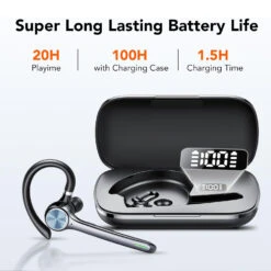 Oreillette Bluetooth Haute Qualité -Monde Electronique Oreillette Bluetooth Haute Qualite longue batterie