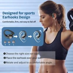 Oreillette Bluetooth Sans Fil Sport -Monde Electronique Oreillette Bluetooth Sans Fil Sport oreille