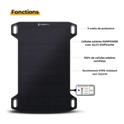 Petit Chargeur Solaire Pour Téléphones Et Autres 12 Petit Chargeur Solaire Pour Téléphones Et Autres -Monde Electronique Petit Chargeur Solaire fonctionnalites