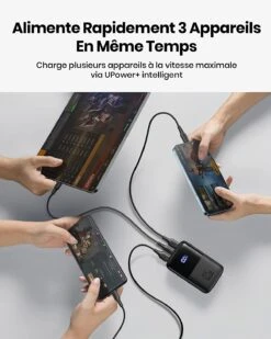 Petite Batterie Externe Rapide 12 Petite Batterie Externe Rapide -Monde Electronique Petite Batterie Externe Rapide alimente 3 appareils en meme temps