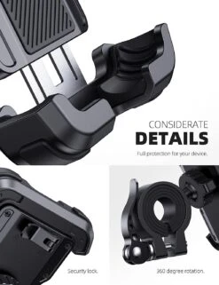 Porte Téléphone Guidon Moto Et Vélo -Monde Electronique Porte Telephone Guidon Moto et Velo finitions detaillees