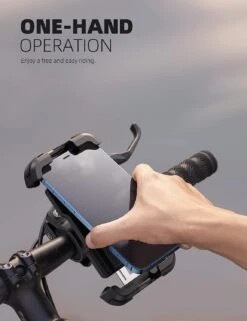 Porte Téléphone Guidon Moto Et Vélo -Monde Electronique Porte Telephone Guidon Moto et Velo operation a une main