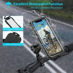 Porte Téléphone Pour Motos Étanche -Monde Electronique Porte telephone pour Motos etanche protection pluie