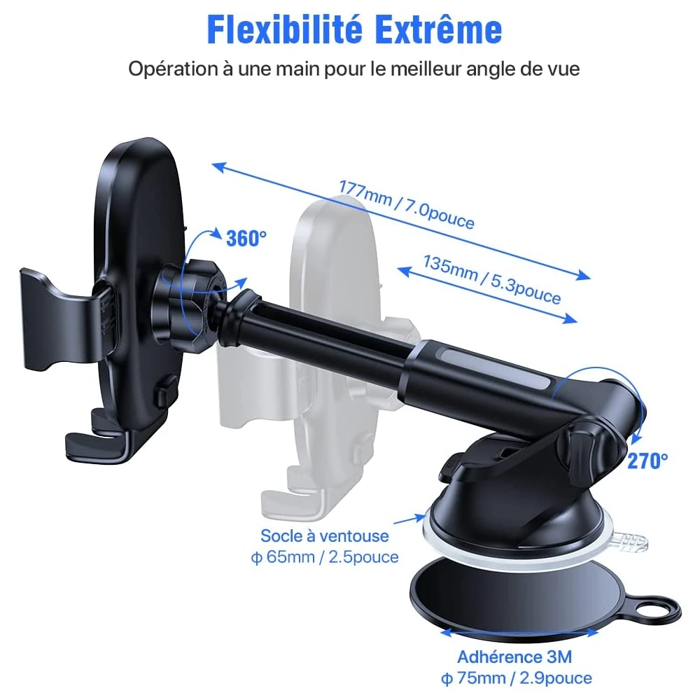 Support Téléphone Voiture Universel 10 Support Téléphone Voiture Universel – Image 8