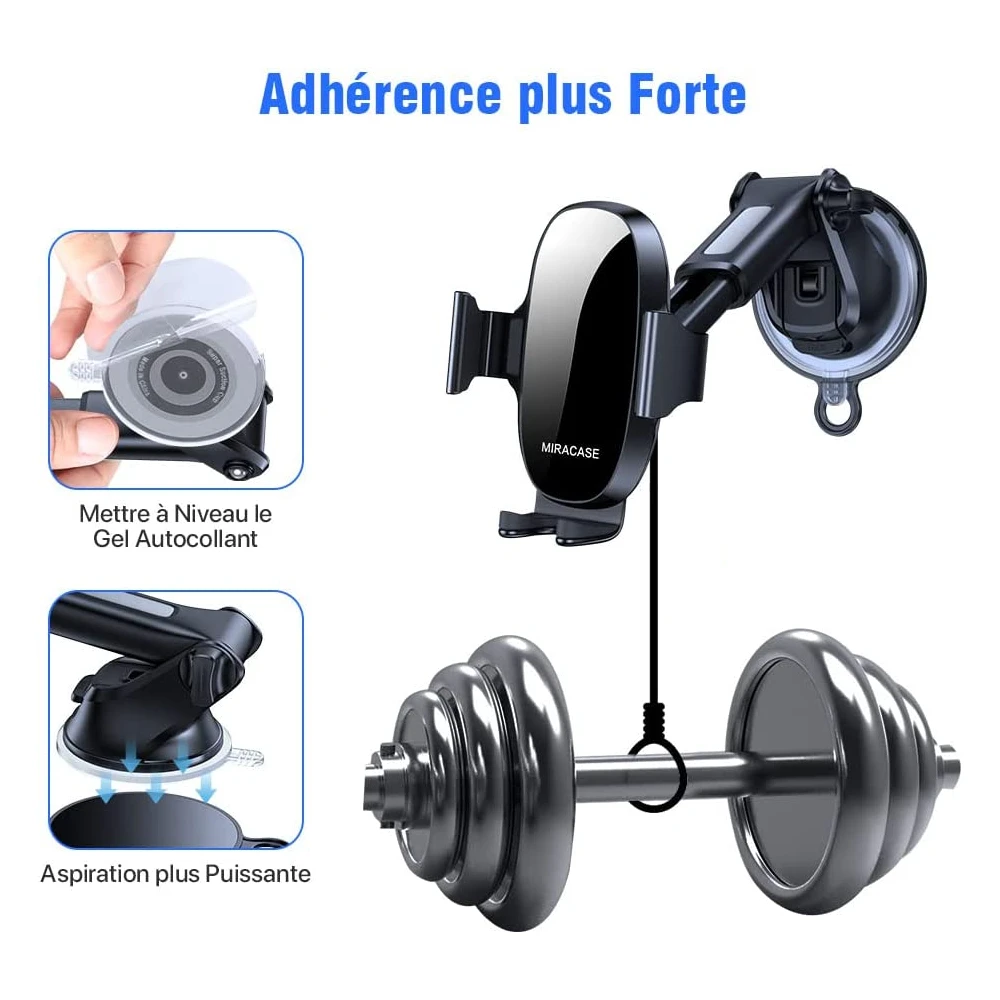 Support Téléphone Voiture Universel 4 Support Téléphone Voiture Universel – Image 2