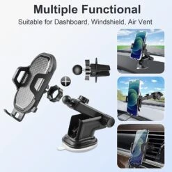 Porte Téléphone Voiture Bras Long -Monde Electronique Porte telephone voiture bras long fonctions multiples