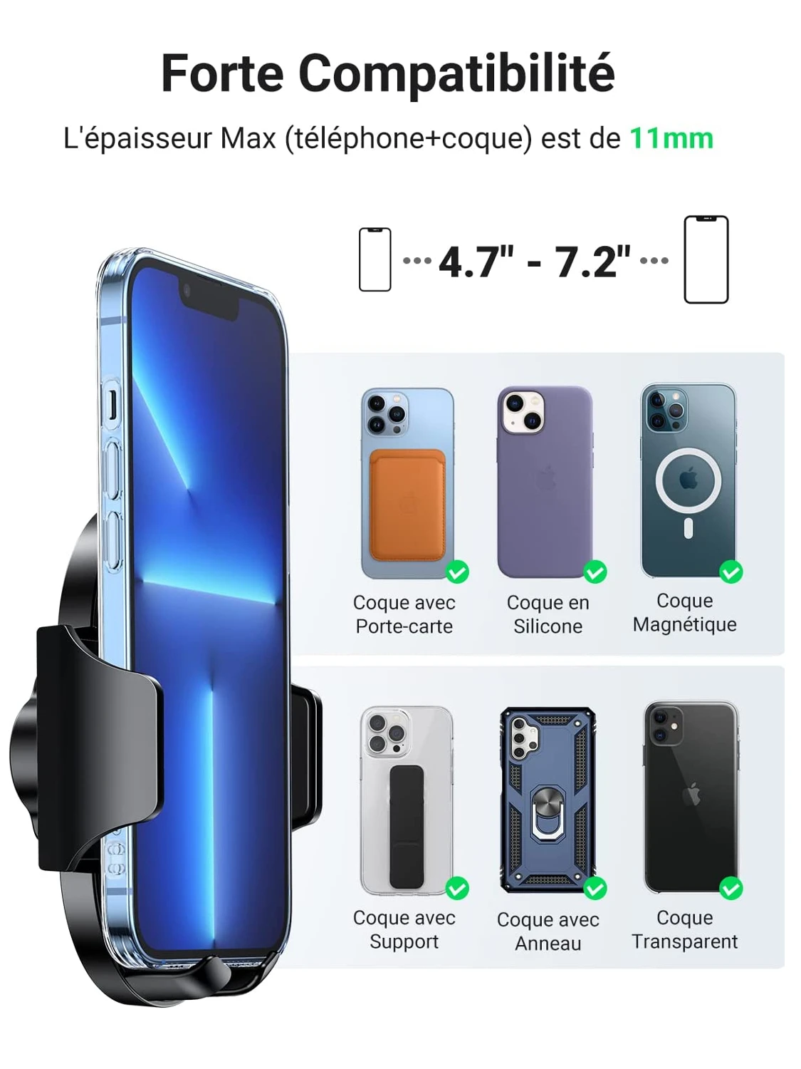 Support Téléphone Voiture Solide 8 Support Téléphone Voiture Solide – Image 6