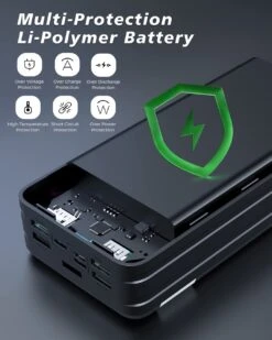 Power Bank 50000 MAh Enerwow -Monde Electronique Power Bank 50000 mAh Enerwow securitee integree