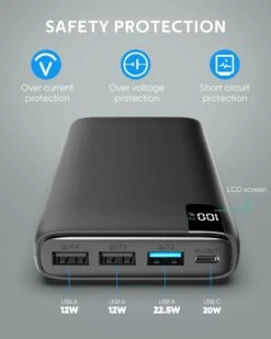 Power Bank USB Type-C 26800mah 11 Power Bank USB Type-C 26800mah -Monde Electronique Power Bank USB Type C 26800mah ports USB A