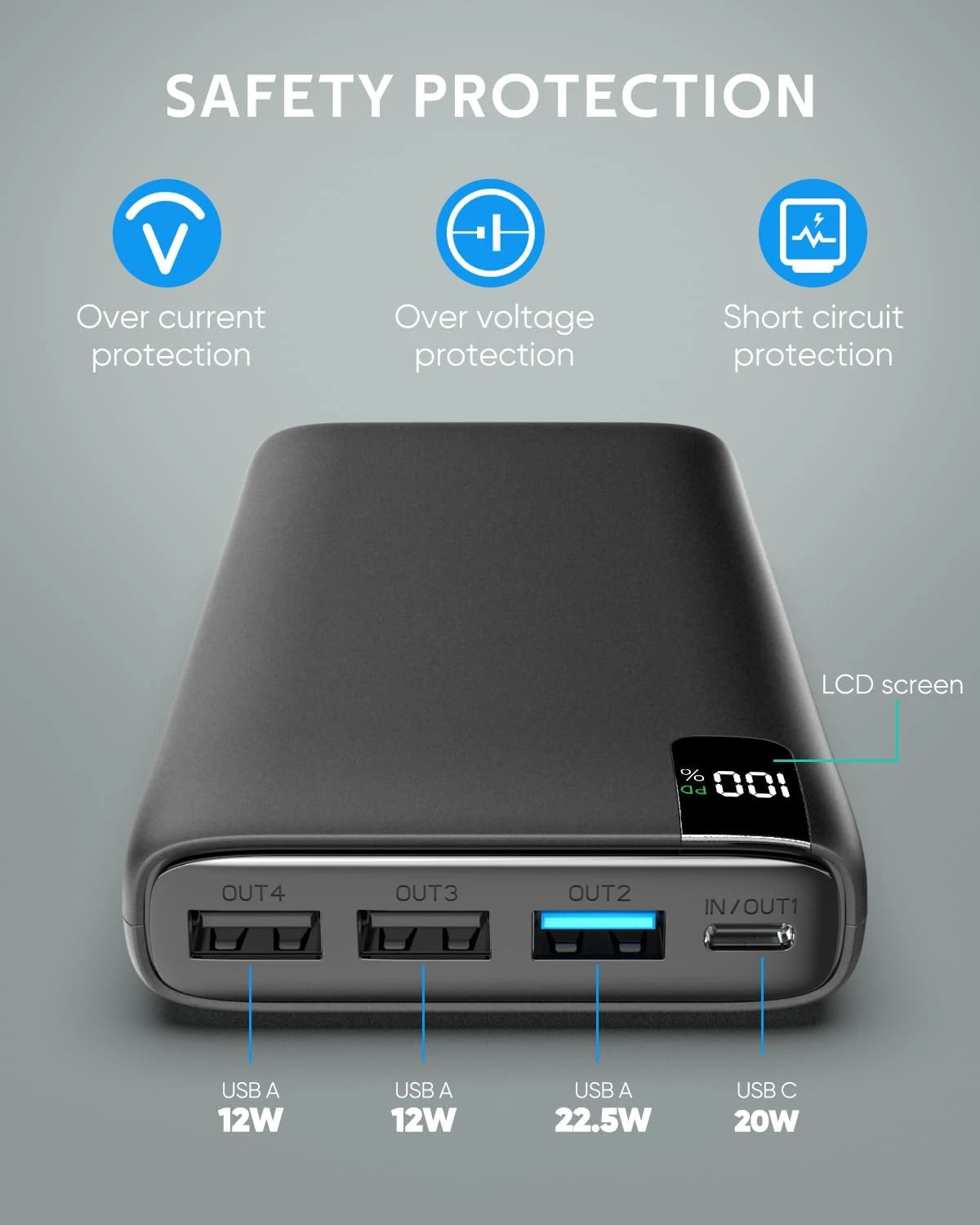 Power Bank USB Type-C 26800mah 5 Power Bank USB Type-C 26800mah – Image 3