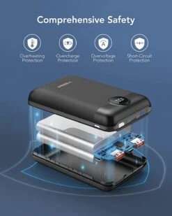 Batterie Externe Veger 20000 MAh -Monde Electronique Power Bank Veger 20000mAh protection