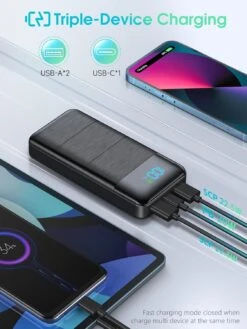 Batterie Externe Puissante Smartphone -Monde Electronique Power Bank with Fast Charging USB