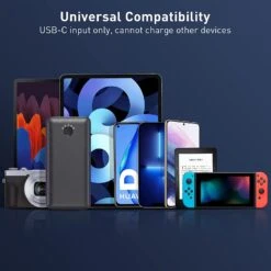 Power Bank 30000 MAh USB-C 15 Power Bank 30000 MAh USB-C -Monde Electronique Power bank 30000 mAh USB C compatibilite universelle
