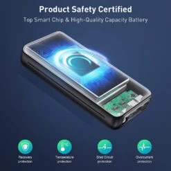 Power Bank 30000 MAh USB-C 13 Power Bank 30000 MAh USB-C -Monde Electronique Power bank 30000 mAh USB C securite