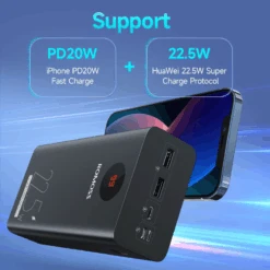 PowerBank Romoss 40000 MAh 22.5W -Monde Electronique PowerBank Romoss 40000mAh 225W support