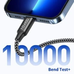 Câble IPhone Raviad 2m -Monde Electronique RAVIAD Cable iPhone longue duree de vie