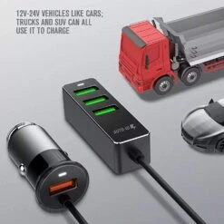 Répartiteur Allume Cigare USide 4 Ports 9 Répartiteur Allume Cigare USide 4 Ports -Monde Electronique Repartiteur Allume Cigare USide compatible universelle