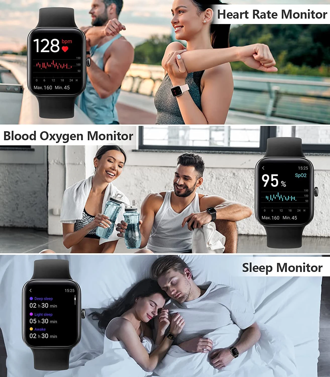 Montre Connectée Homme Santé 8 Montre Connectée Homme Santé – Image 6