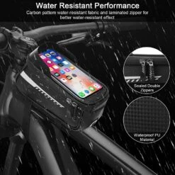 Sacoche De Guidon Et Cadre Vélo -Monde Electronique Sacoche de guidon et cadre Velo impermeable