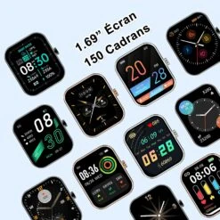 Smart Montre IOWODO Adolescent -Monde Electronique Smart Montre IOWODO Adolescent cadran personnalisable