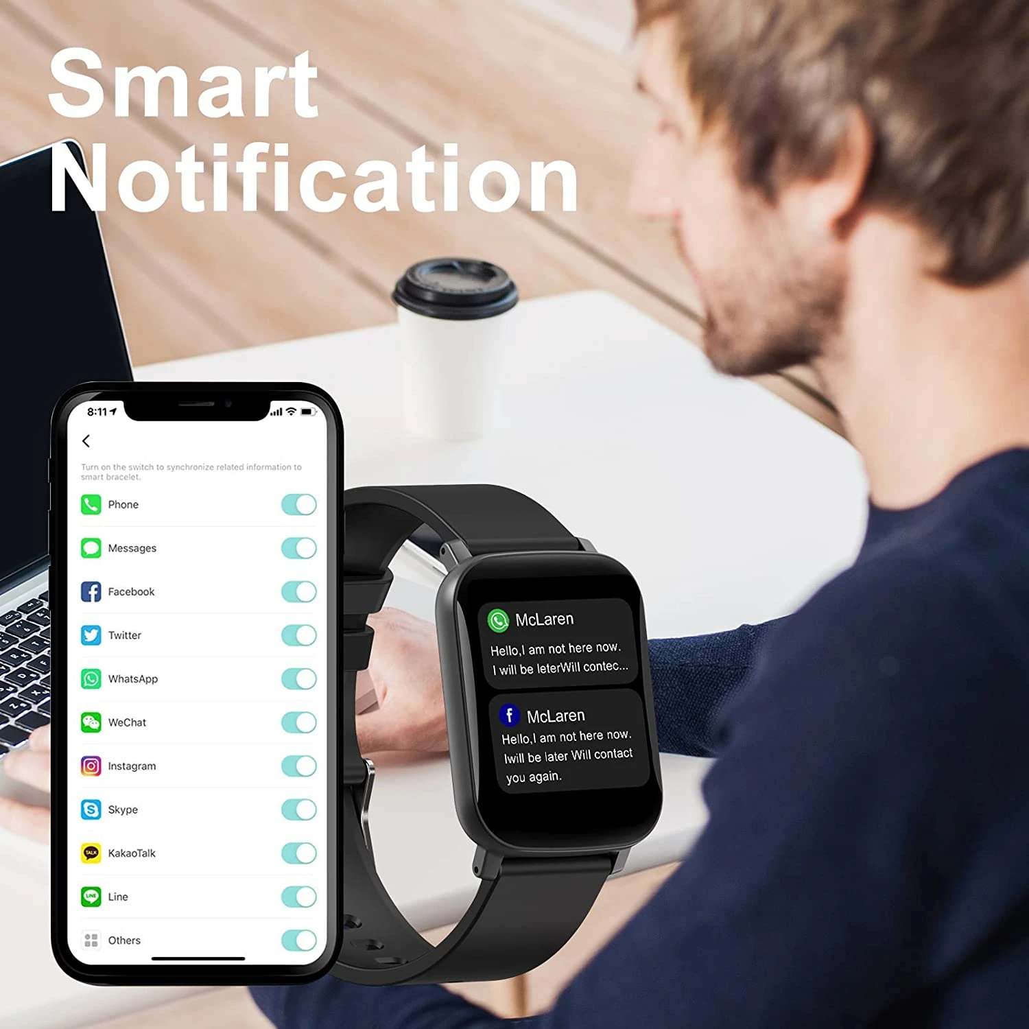 Smart Watch AdolescentWoednx 4 Smart Watch AdolescentWoednx – Image 2