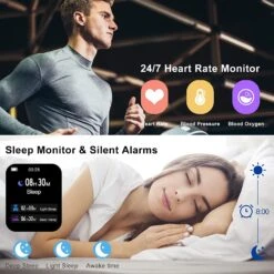 Smart Watch AdolescentWoednx 12 Smart Watch AdolescentWoednx -Monde Electronique Smart Watch Adolescent Woednx sommeil ou sport