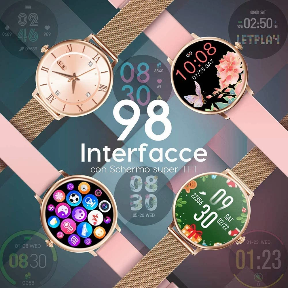 Montre Connectée Fine Femme 5 Montre Connectée Fine Femme – Image 3