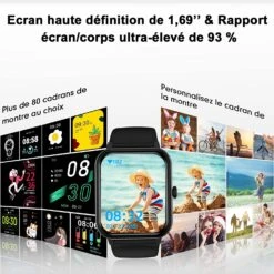 Smart Watch Adolescent Blackview R3 Pro -Monde Electronique Smart Watch adolescent Blackview R3 Pro fond decran personnalisable