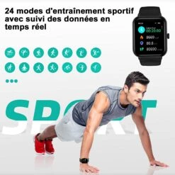 Smart Watch Adolescent Blackview R3 Pro -Monde Electronique Smart Watch adolescent Blackview R3 Pro modes sportifs
