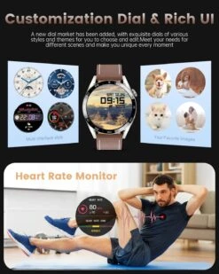 Montre Connectée Jeune Homme -Monde Electronique Smart Watch pour adolescents FeelNever fonctions integrees