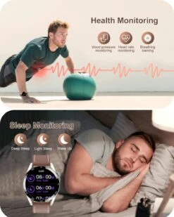 Montre Connectée Jeune Homme -Monde Electronique Smart Watch pour adolescents FeelNever sommeil et sport