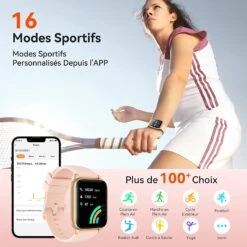 Smart Watch Pour Jeunes Femmes 5 ATM -Monde Electronique Smart Watch pour jeunes femmes 5ATM 16 modes sportifs