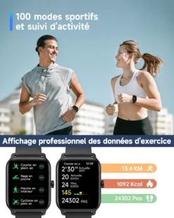 SmartWatch Pour Natation -Monde Electronique Smartwatch pour natation 100 modes de sport