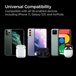 Chargeur Sans Fil Plat -Monde Electronique Spigen Chargeur Sans Fil compatibilite universiselle