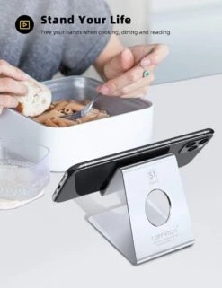 Support Smartphone Bureau Élégant -Monde Electronique Support Smartphone Bureau Dock horizontal