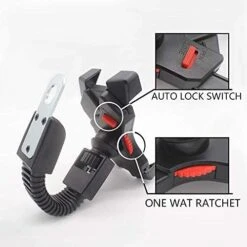 Support Smartphone Anti-Secousses Moto -Monde Electronique Support Smartphone Feyg Moto bouton